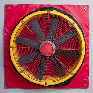Blower door test