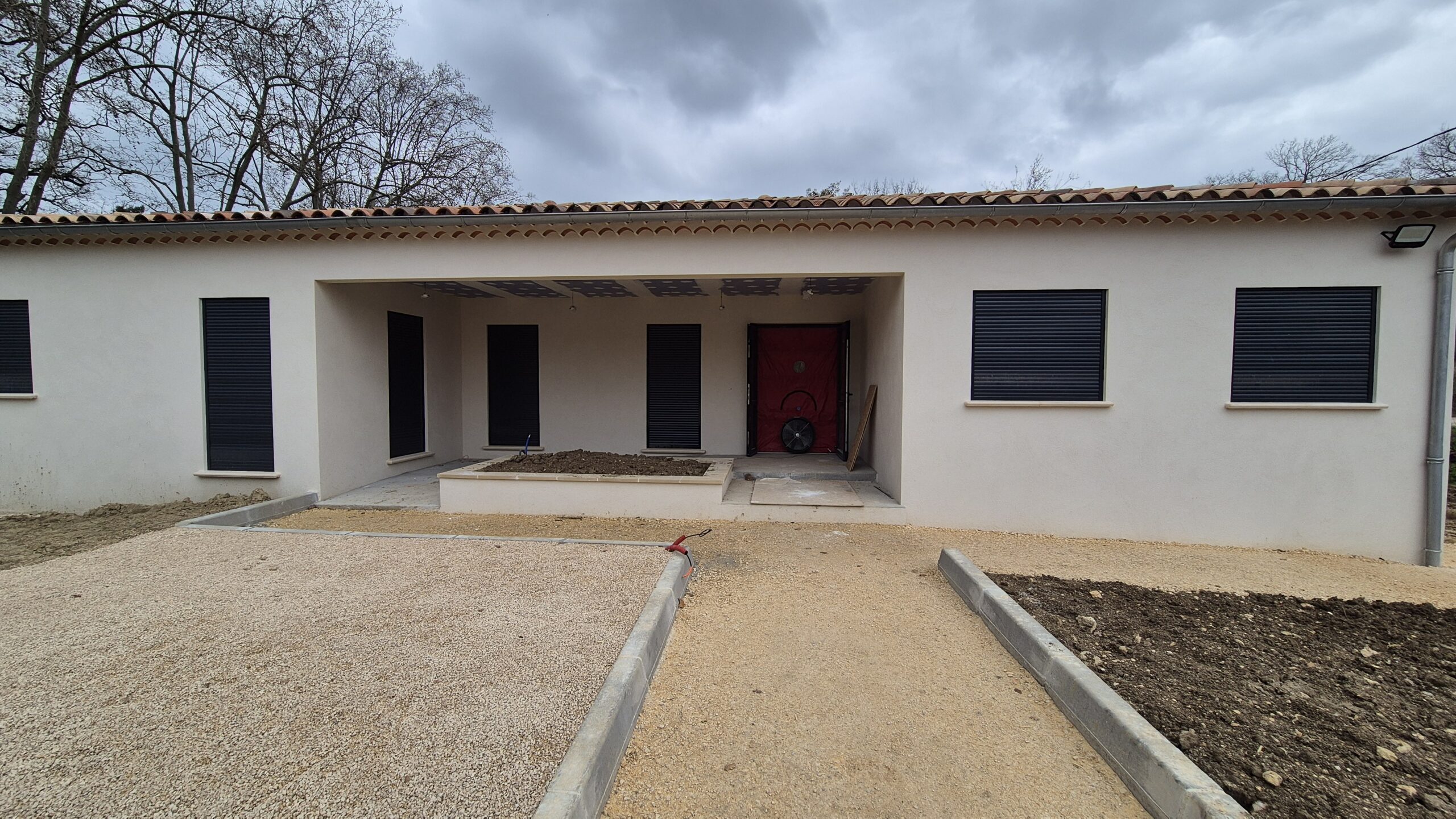 Test d’infiltrométrie d’une maison individuelle à Privas